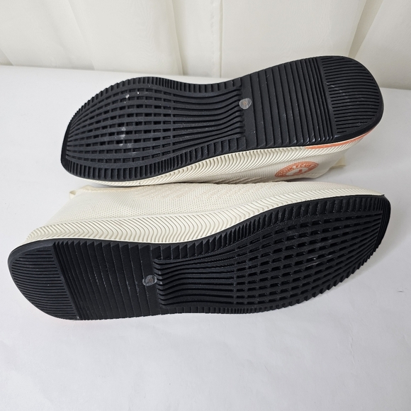 French Connection Men's Dart Slip On Sneakers White Orange FCUK Size 8 - Picture 8 of 9